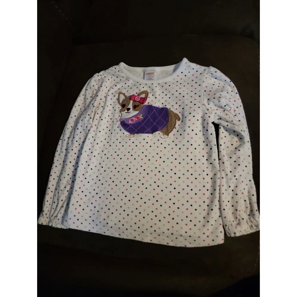 Gymboree stylish corgi‎ dog top size 5t
